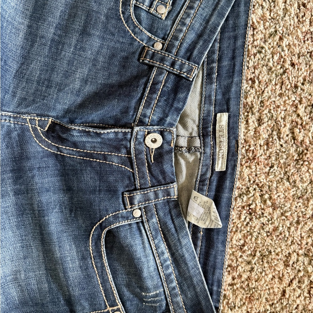 Stetson Women's Boot Cut Jeans - Dark Blue - Picture 3 of 3